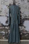 Mutedance 24 Autumn and Winter Button Lapel Long Sleeve Dress MD-MD24FW83-blue MD24FW82 MD24FW83